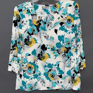 XL JM collection 3/4 sleeve top